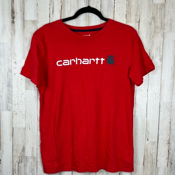 Carhartt Other - Carhartt Kid’s Red Short Sleeve Logo T-shirt Size‎ L (14-16)